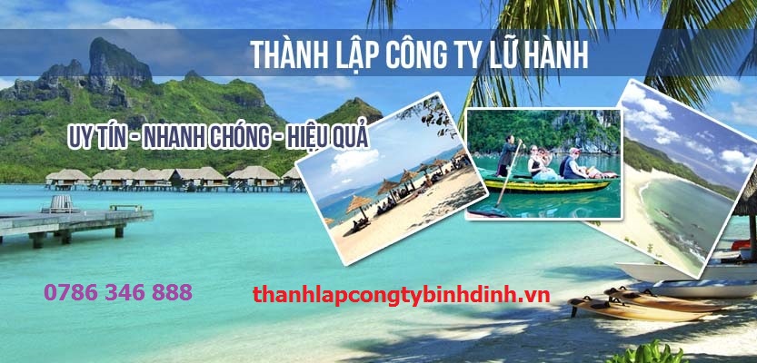 quy trình thành lập công ty lữ hành du lịch tại bình định